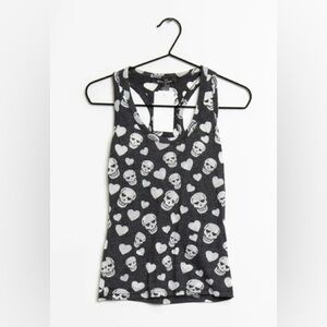ISO Mango Heart and Skull Print Tank Top